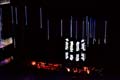 Operabots and the Moody Foundation Chandelier. (Photo by Karen Almond, The Dallas Opera)